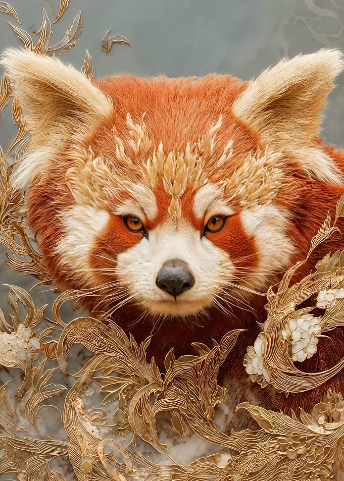 Kintsugi Red Panda