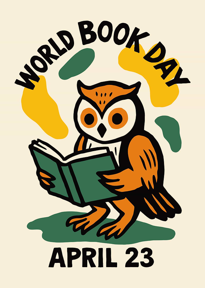 World Book Day Owl Poster