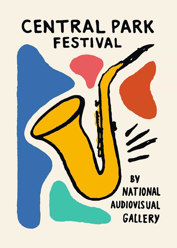 Central Park Festival Poster