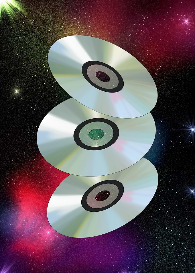 Stacked CDs in Space