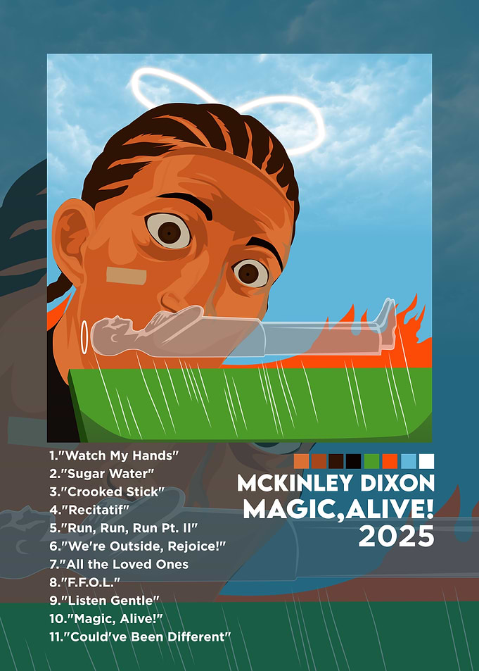 McKinley Dixon - Magic, Alive! Album Art