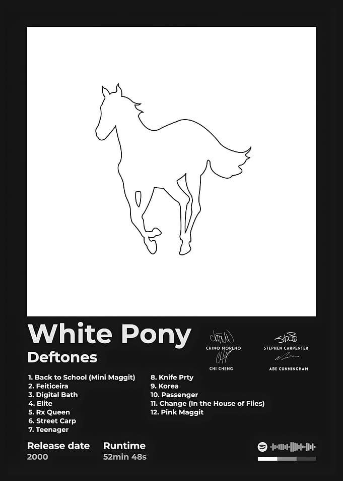 Deftones - White Pony Album Cover