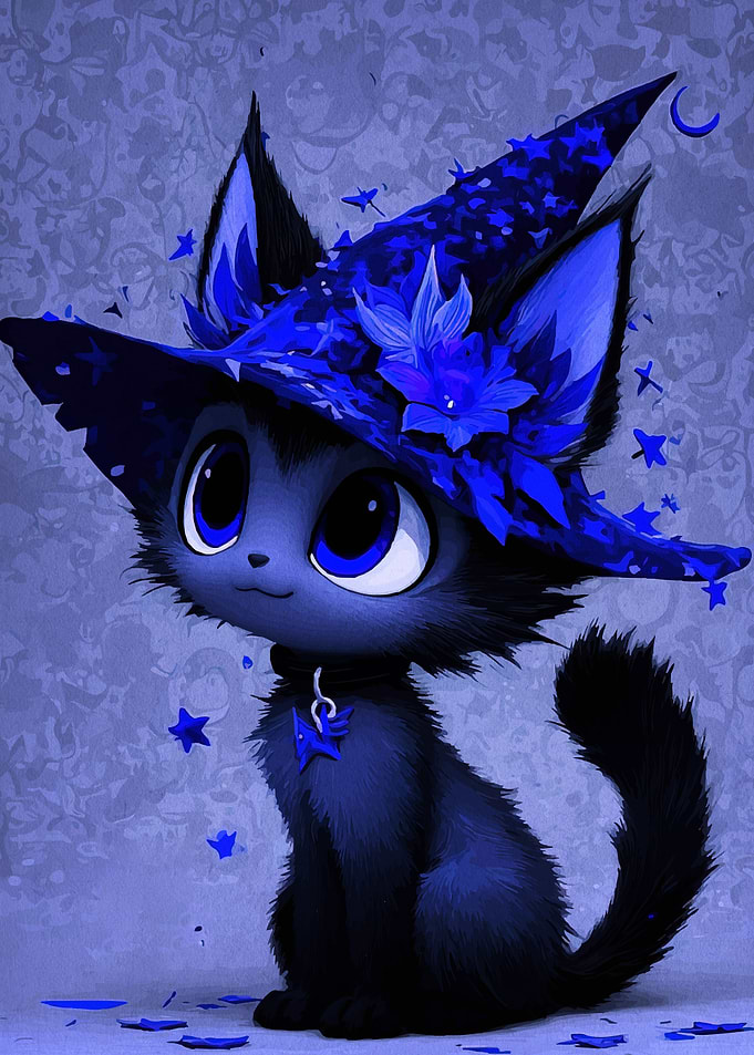 Blue Witch Cat