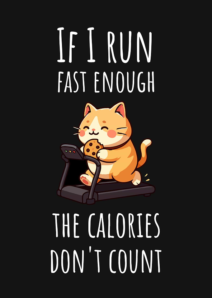 Funny Cat Running on Treadmill