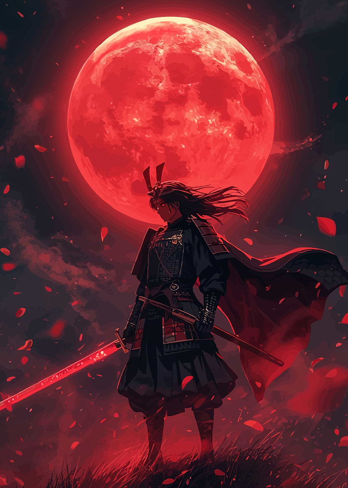Samurai Blood Moon