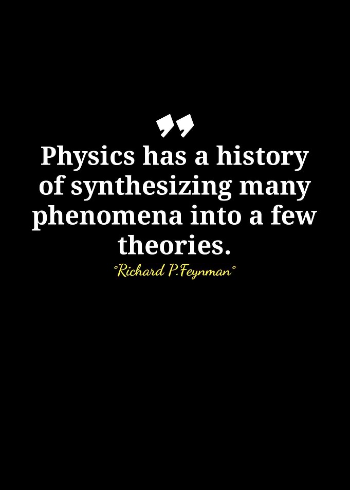 Richard Feynman Physics Quote