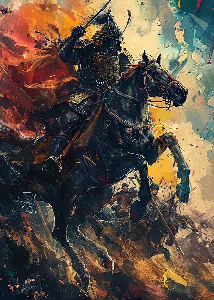 Samurai Warrior Horseback