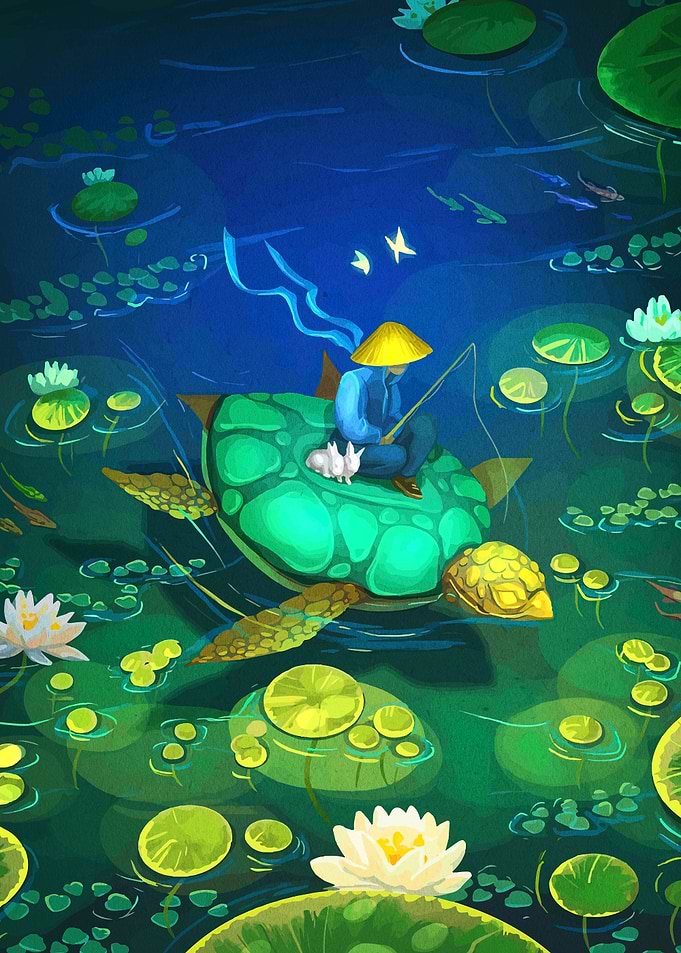 Turtle Ride Fishing Adventure