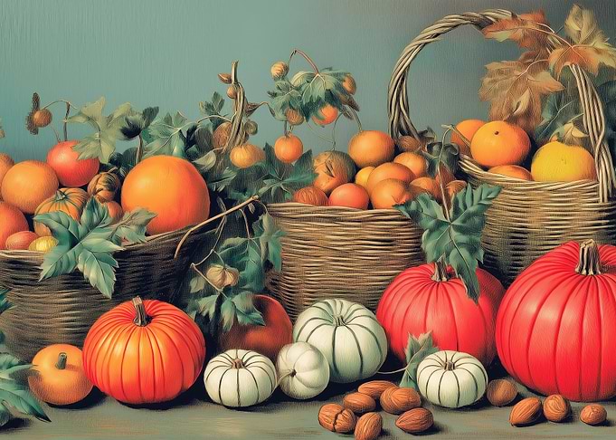 Autumn Harvest Still Life