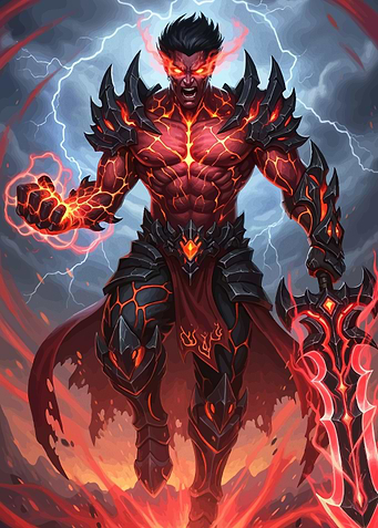 Fiery Warrior Sword