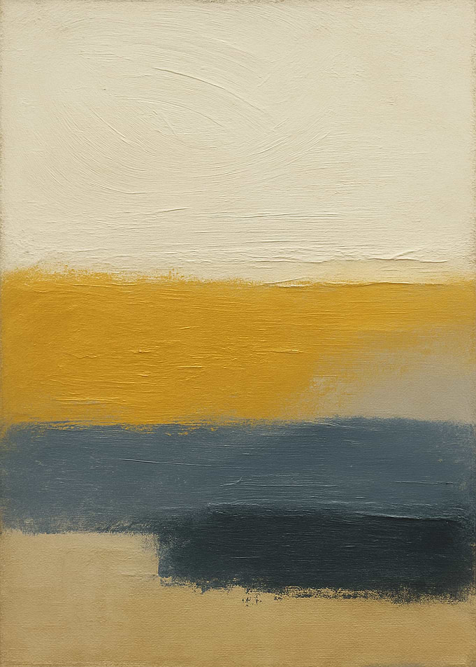 Abstract Color Block Painting