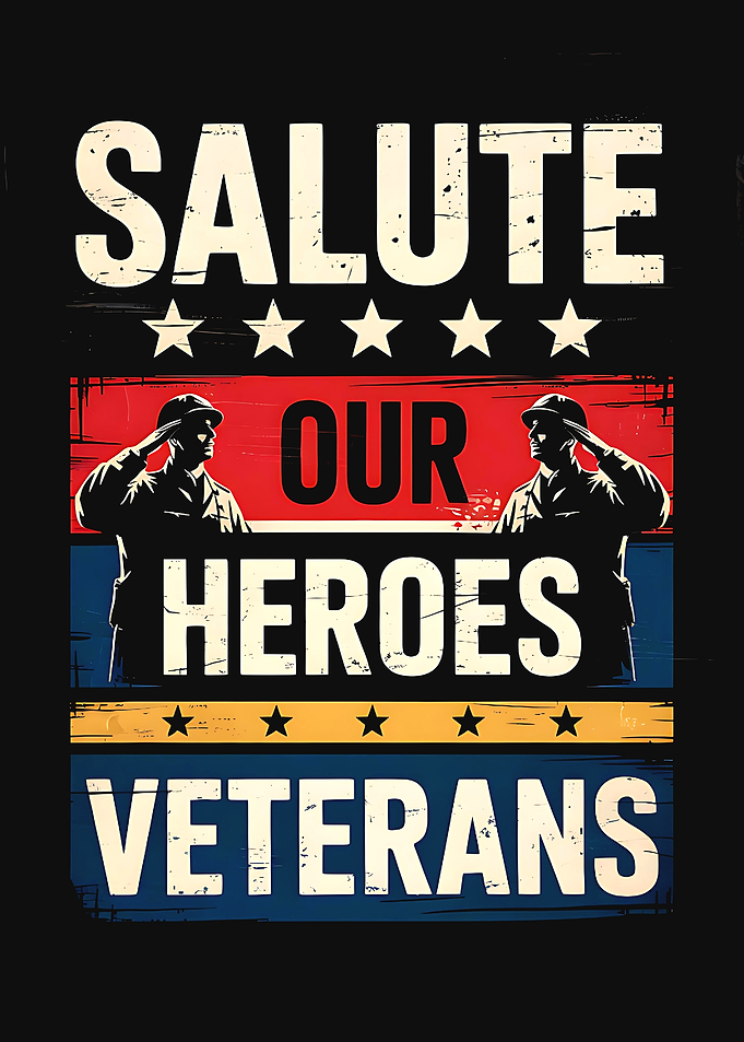 Salute Our Heroes Veterans Poster