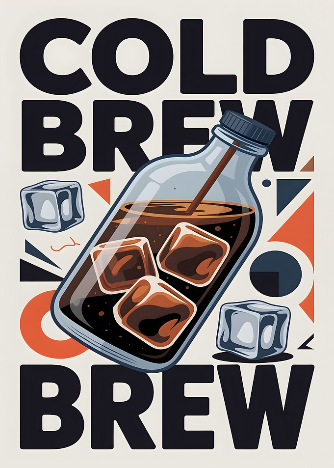 Cold Brew Drink Illustration