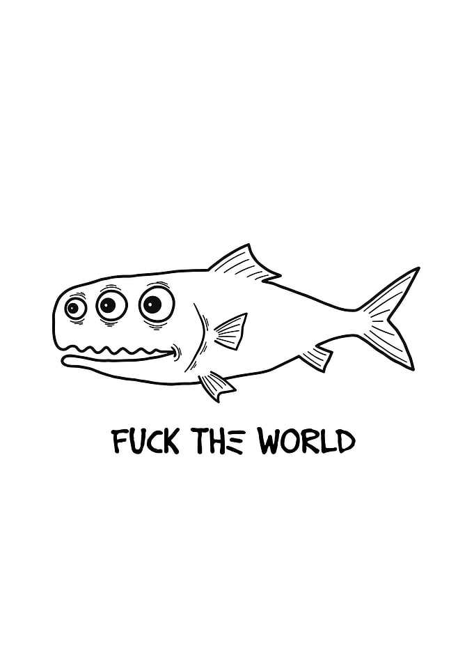 Three-Eyed Fish with Attitude