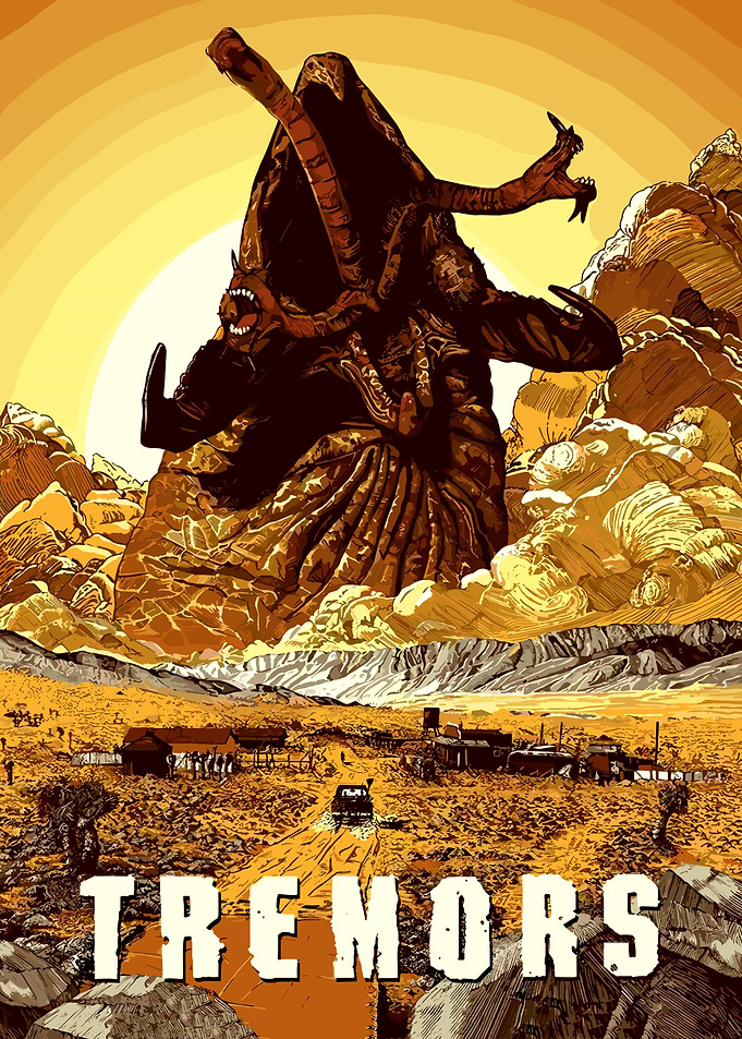 Tremors Movie Poster Art