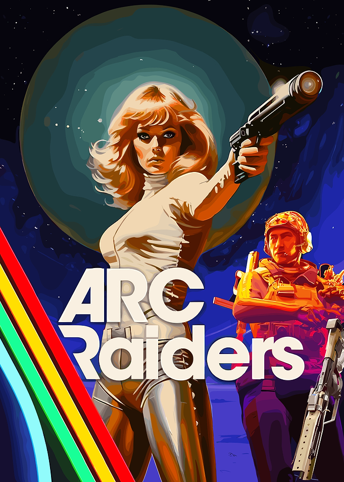 Arc Raiders Retro Sci-Fi Poster
