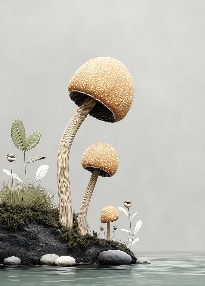 Mushroom Island Still Life