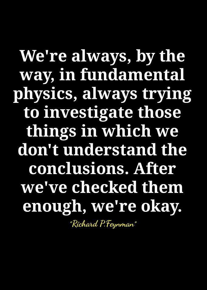 Richard Feynman Physics Quote