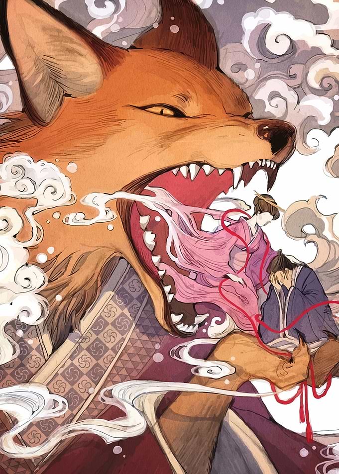 Fox Spirit Devouring Couple