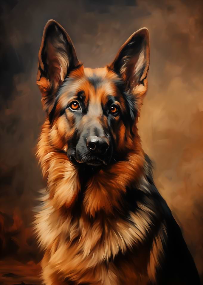 German Shepherd Portrait
