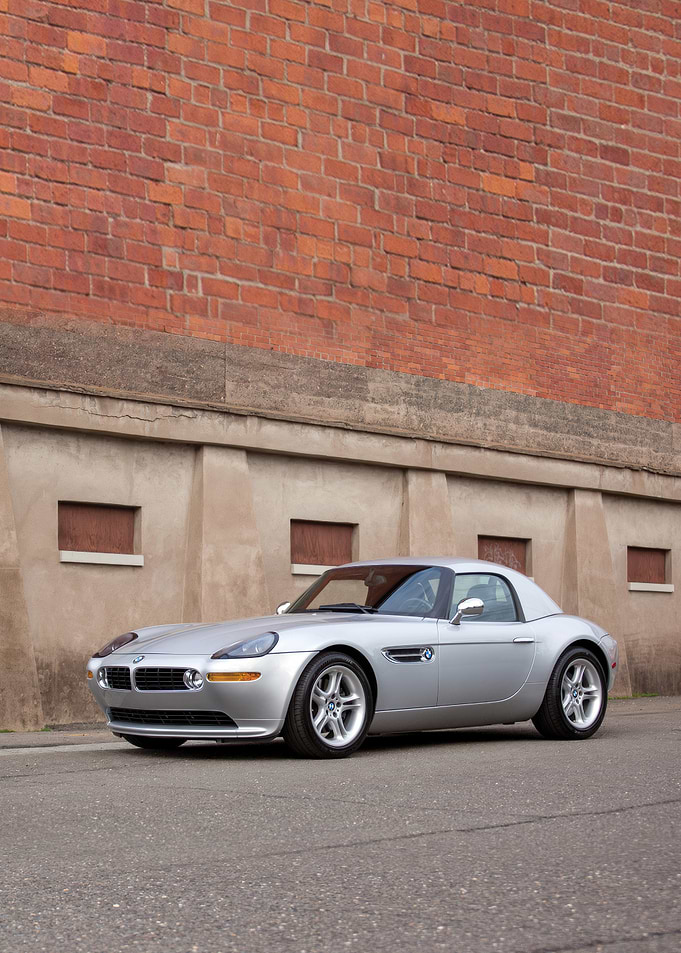 Silver BMW Z8 Roadster