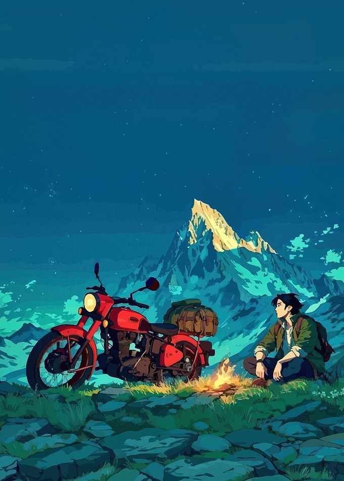 Motorcycle Adventure Night