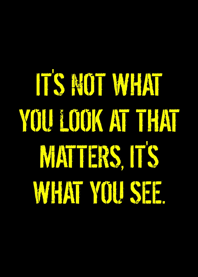 Inspirational Quote on Perception