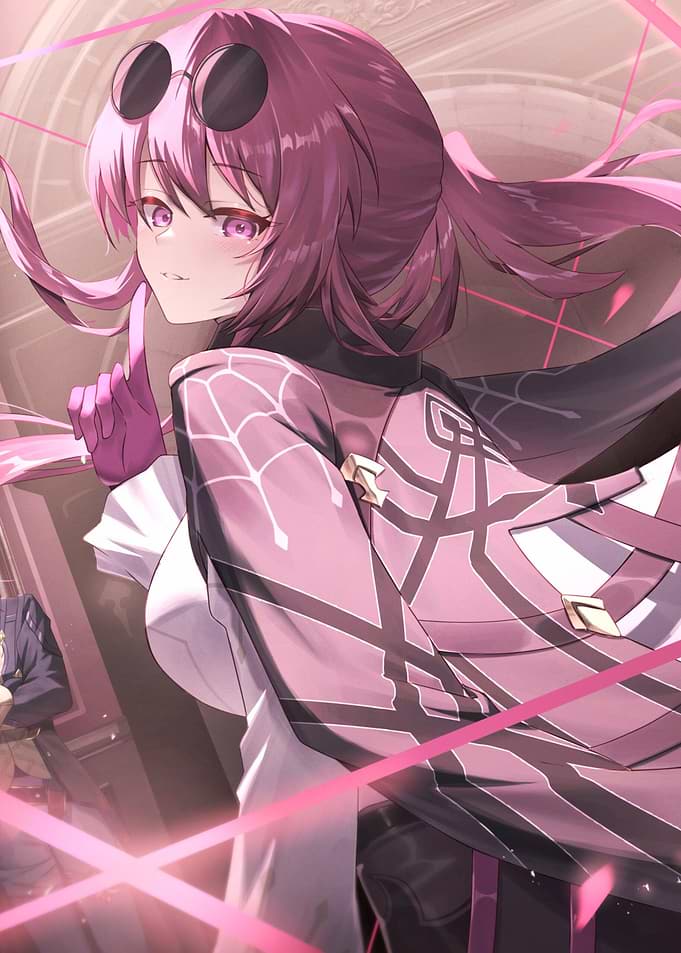 Girl with Pink Hair