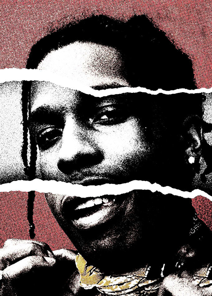 A$AP Rocky Torn Portrait