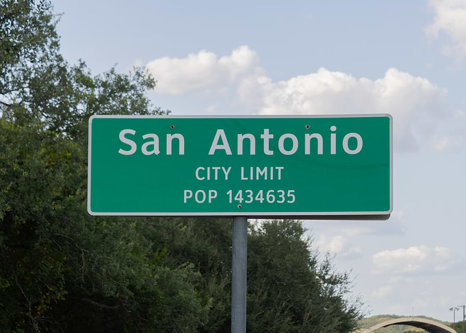San Antonio City Limit Sign