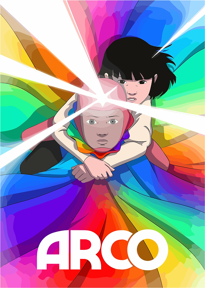 ARCO: Animated Characters with Rainbow Background