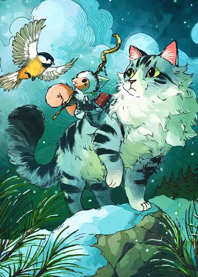 Fantasy Cat Adventure with Friends
