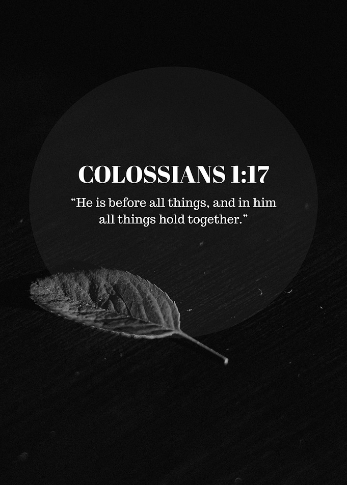 Colossians 1:17 with Leaf