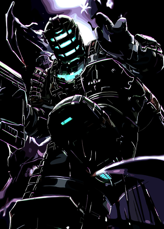 Isaac Clarke in Dead Space