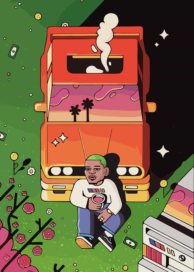 Frank Ocean Illustration