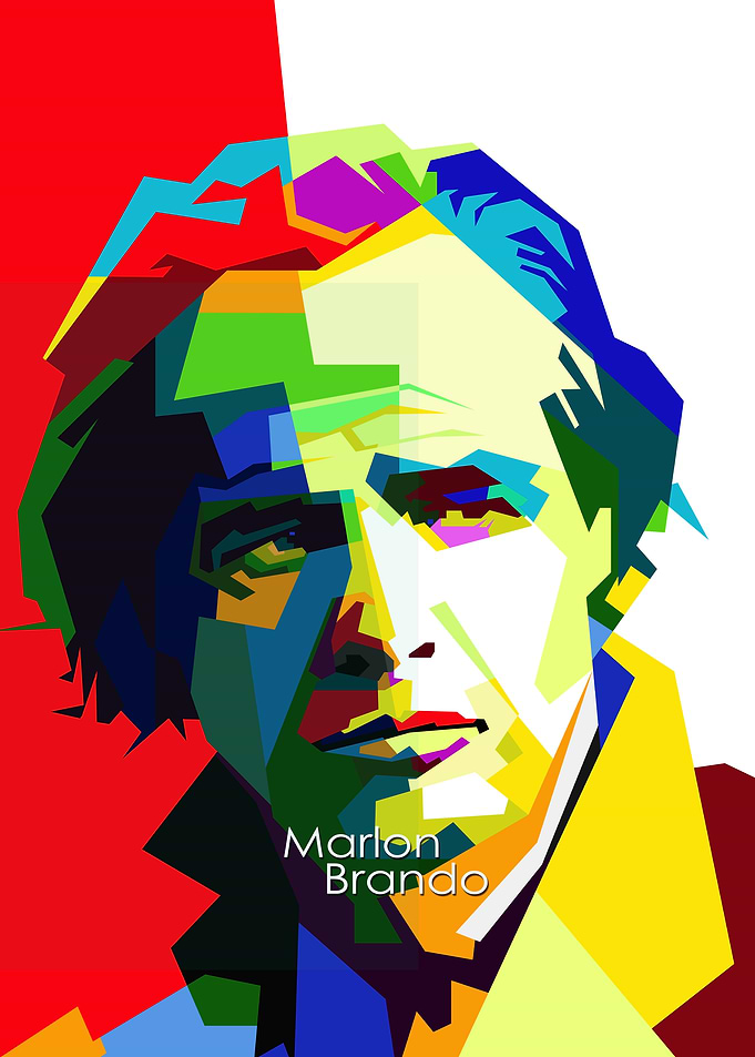 Hollywood Legendary Actor Pop Art