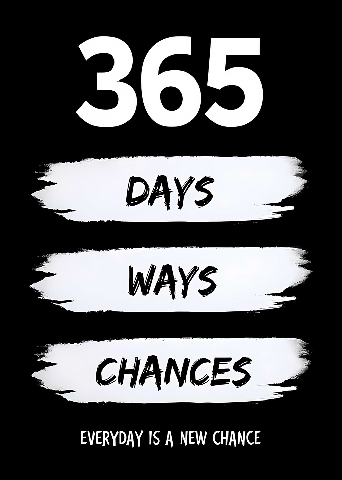 365 Days, Ways, Chances Poster