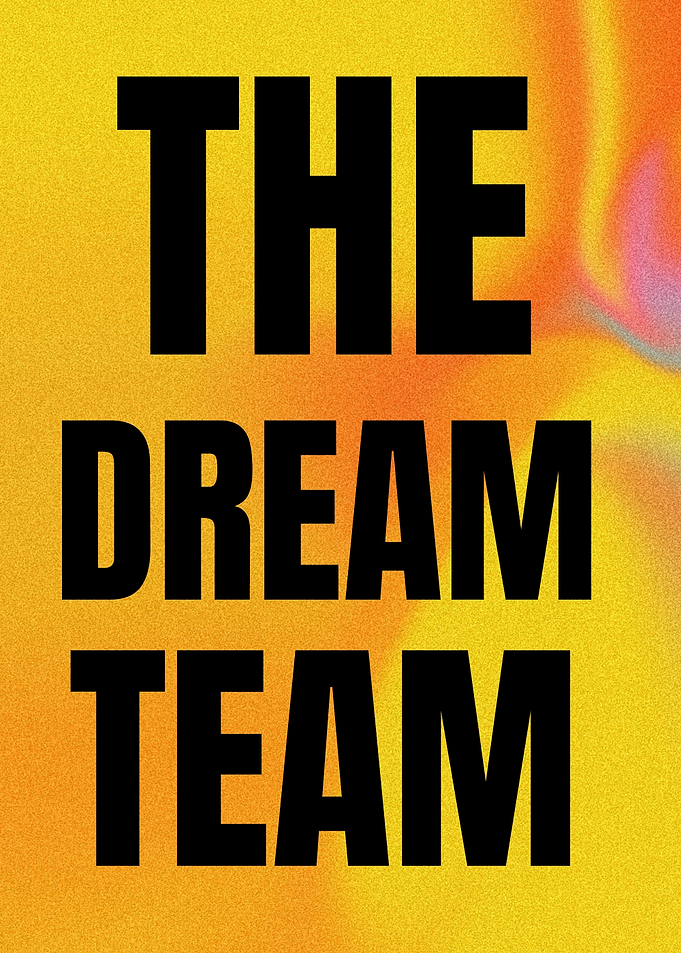 The Dream Team Text Art