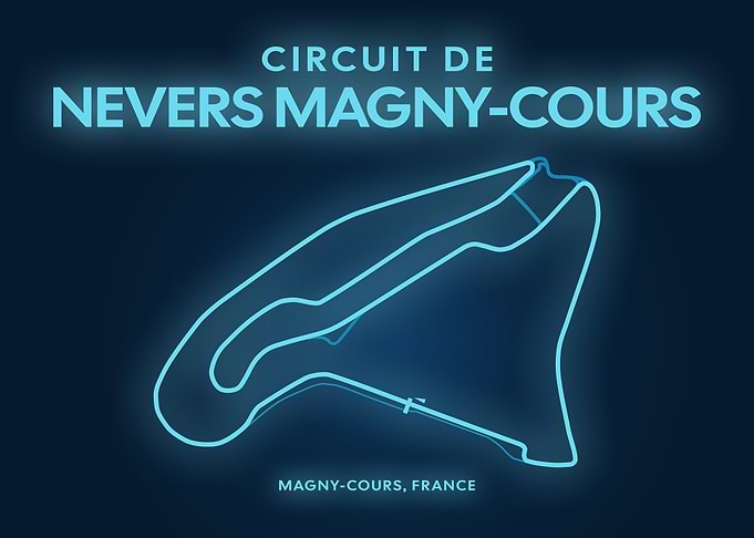 Circuit de Nevers Magny-Cours Glow Neon