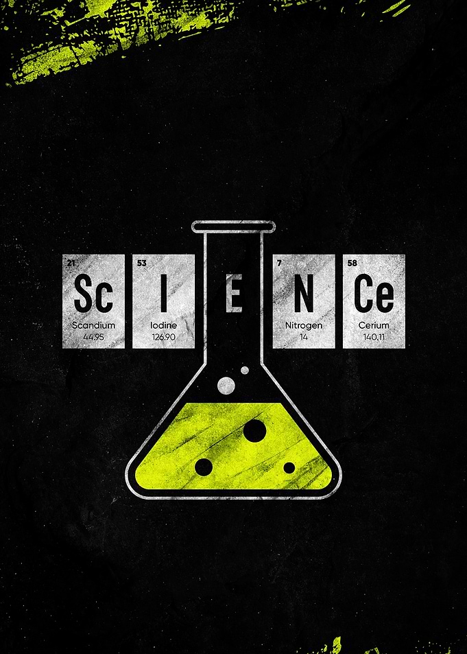 Science Periodic Table Beaker