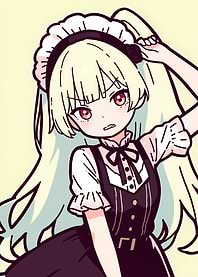 Anime Girl in Maid Outfit