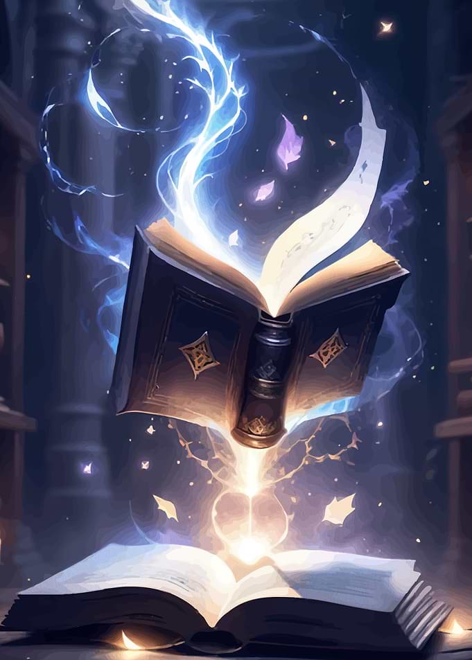 Magical Book Sparks