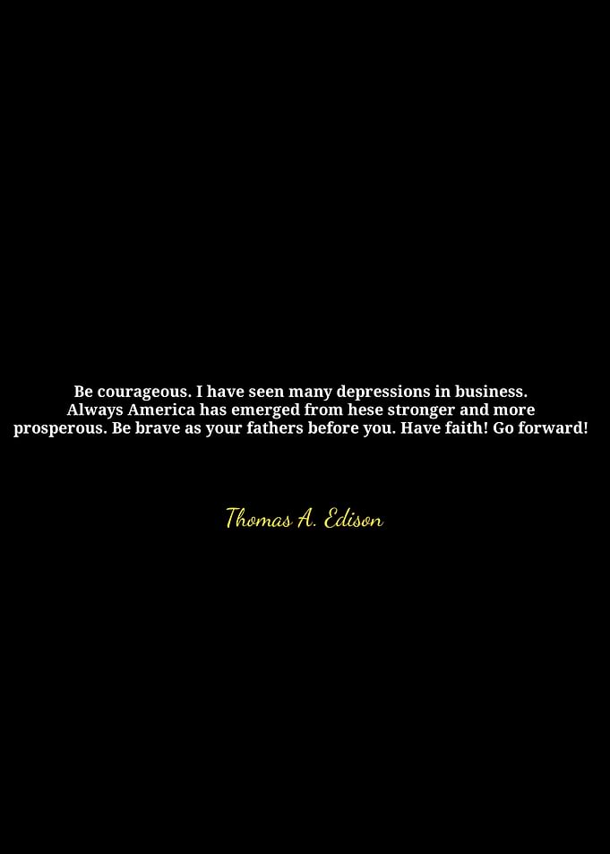 Thomas Edison Inspirational Quote