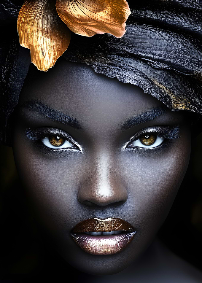 Golden Beauty Portrait