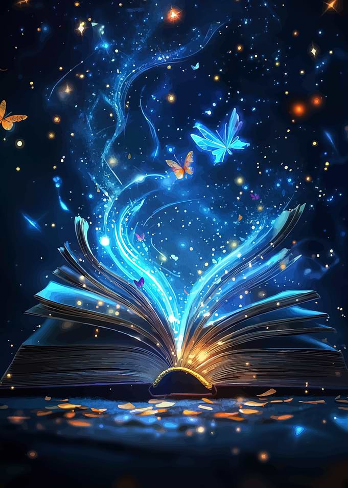 Magical Open Book Butterflies