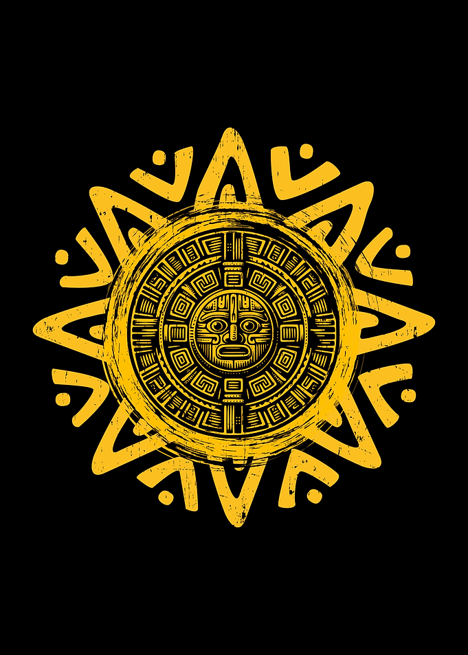 Aztec Sun God Symbol