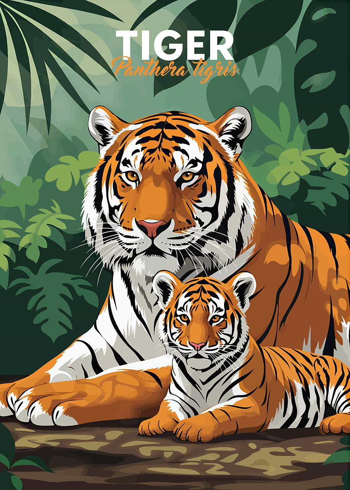Tiger and Cub