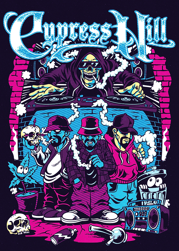 Cypress Hill Illustration