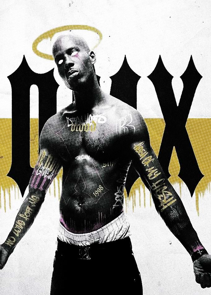 DMX Portrait with Halo and Tattoos