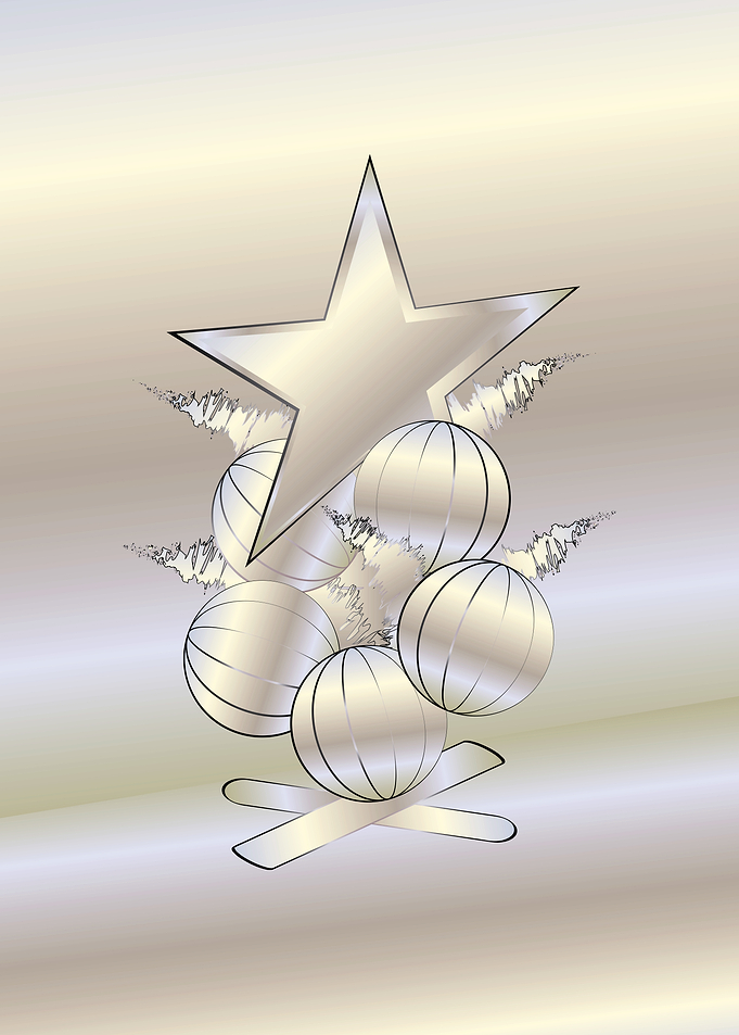 White gold Christmas